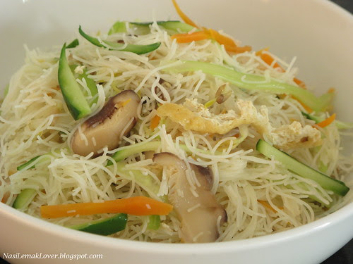 Vegetarian white Mee Hoon(Rice Vermicelli)