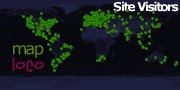 Locations of Site Visitors