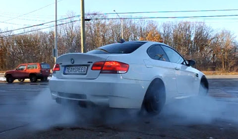 M3 E92 Burnout. BMW