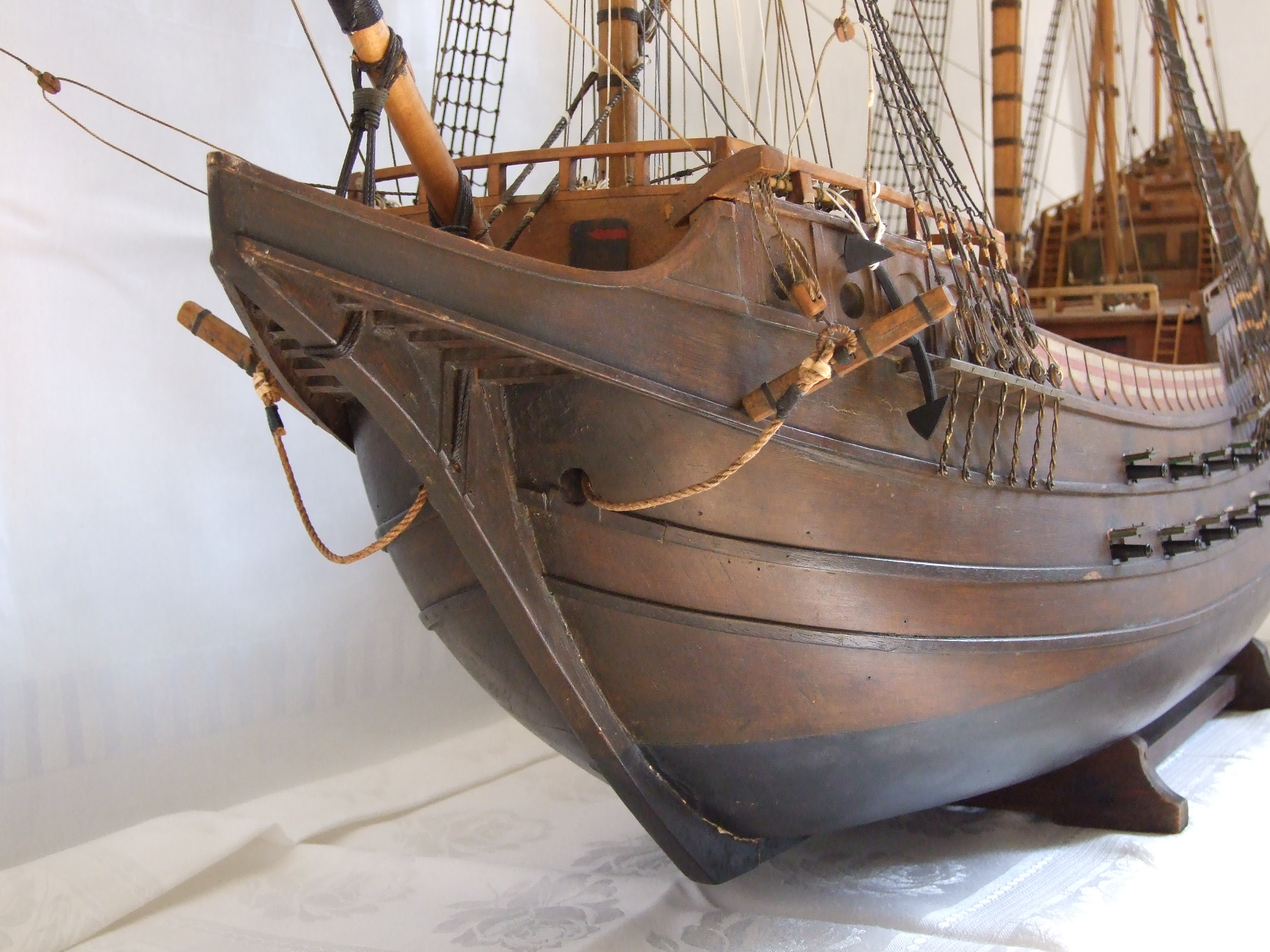 Model stated to be an Elizabethan Galleon, unknown 