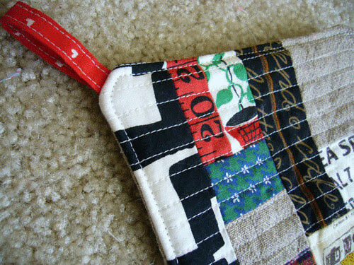 Random Patchwok Pot Holder