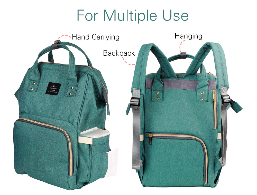 Land Baby Bag Fashion Nappy Bags Large Diaper Bag Backpack Baby Organizer Maternity Bags For Mother Handbag Baby Nappy Backpack Bag For Mother Fashion Nappy Bagnappy Bags Aliexpress