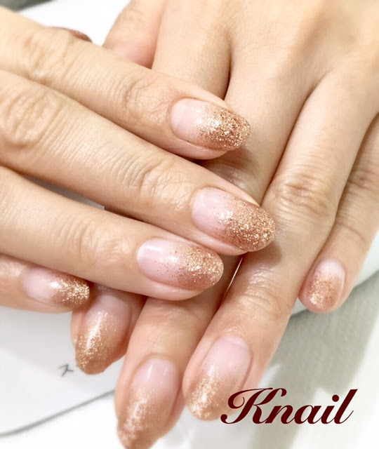 シンプルネイル ラメグラデーション Knailのブログ