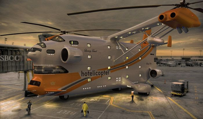 Hotelicopter (9 pics)