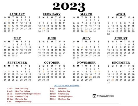 Webfree downloadable and printable calendar for 2023 with weeks starting on sunday. year 2023 calendar templates 123calendarscom