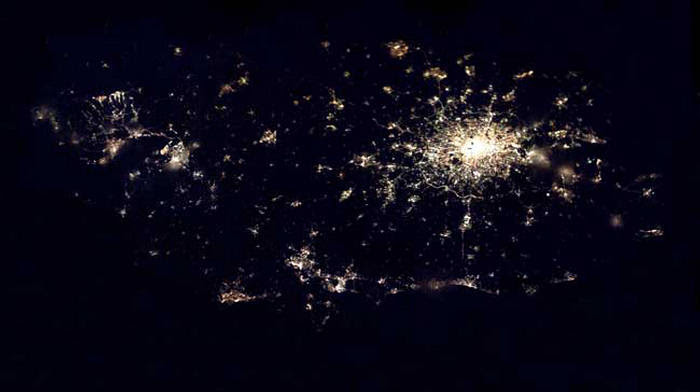 Cities From Space  Night View