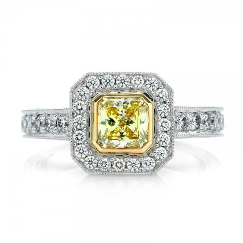 Yellow Diamond Engagement Ring