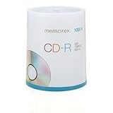 Memorex 700MB/80-Minute 52x CD-R Media 100-Pack Spindle