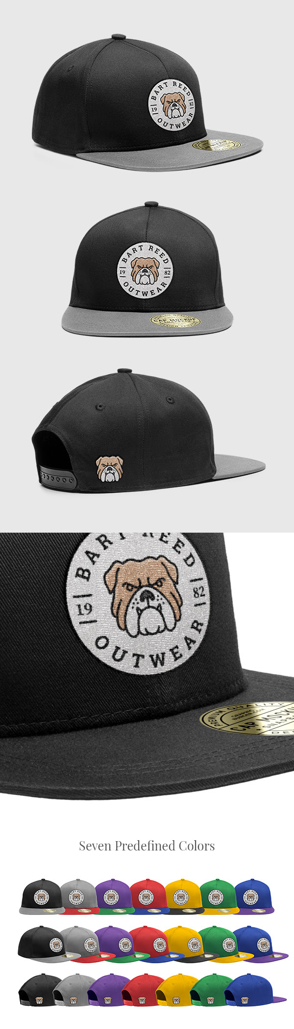 Download Snapback Cap PSD MockUp | GraphicBurger