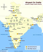 Total number of domestic airports in india