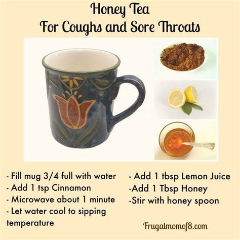 honey tea  coughs  sore throats natural remedies