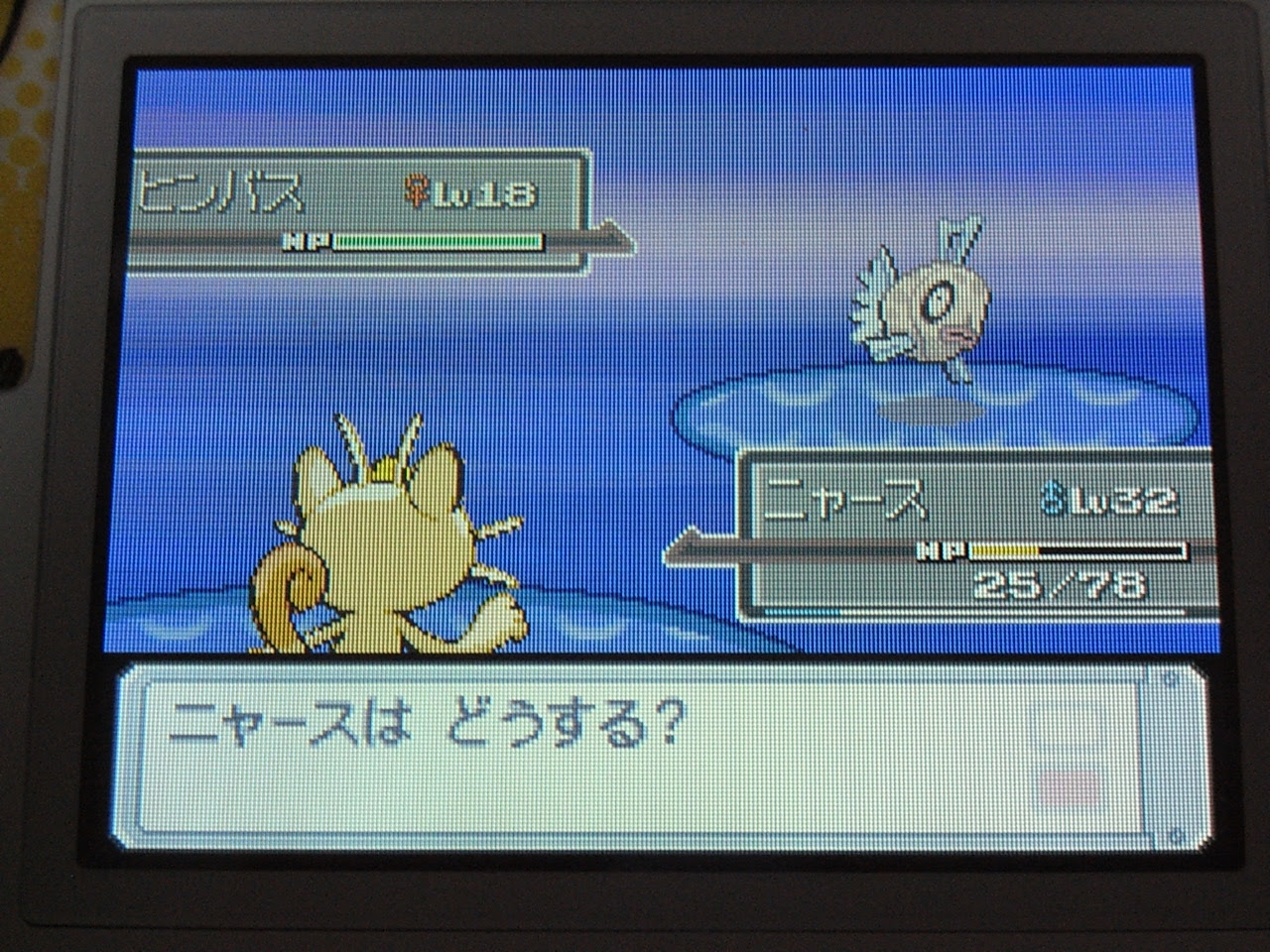 ポケットモンスタープラチナ日誌 ヒンバスをget イエローはとっても運がいい めがてんにゃ ｗ