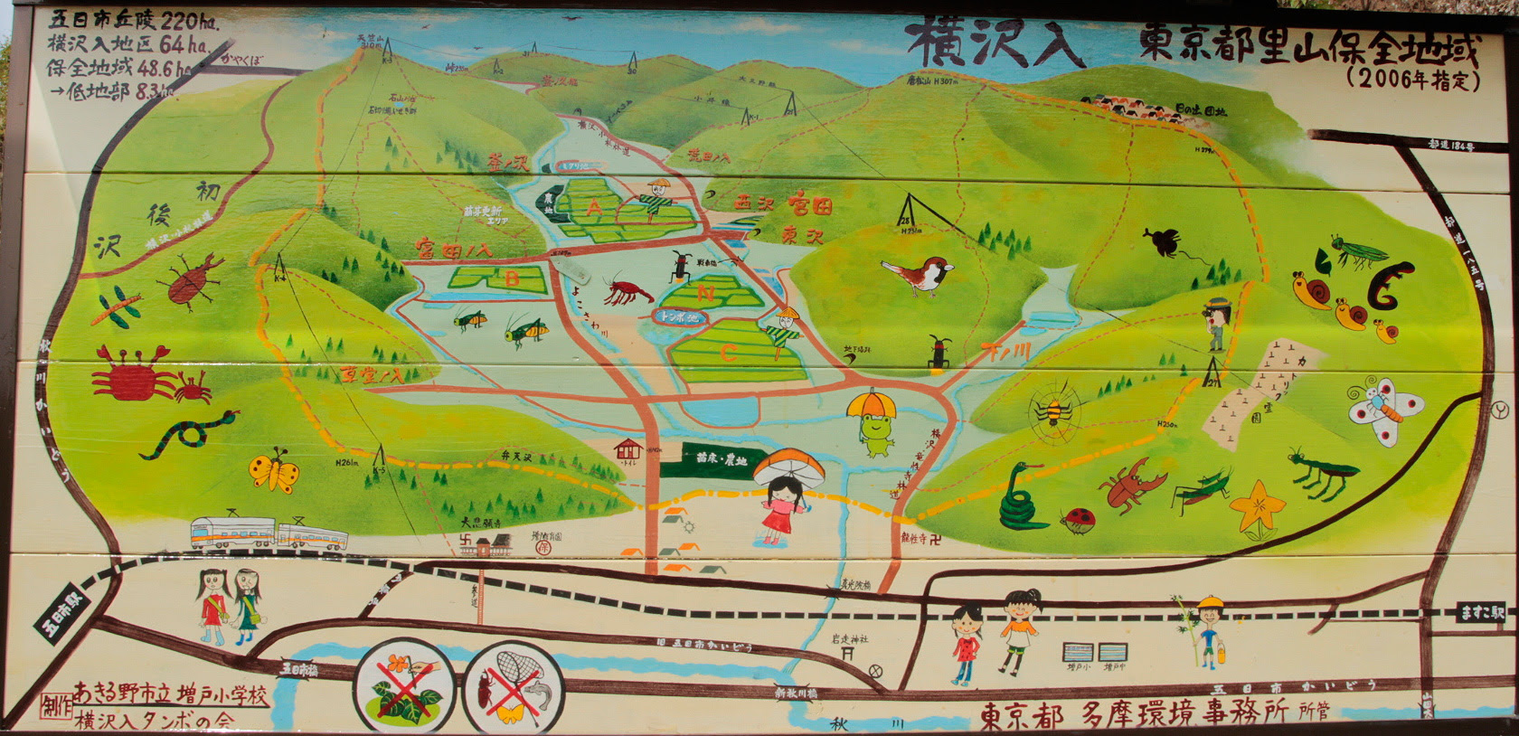 横沢入 東京登山