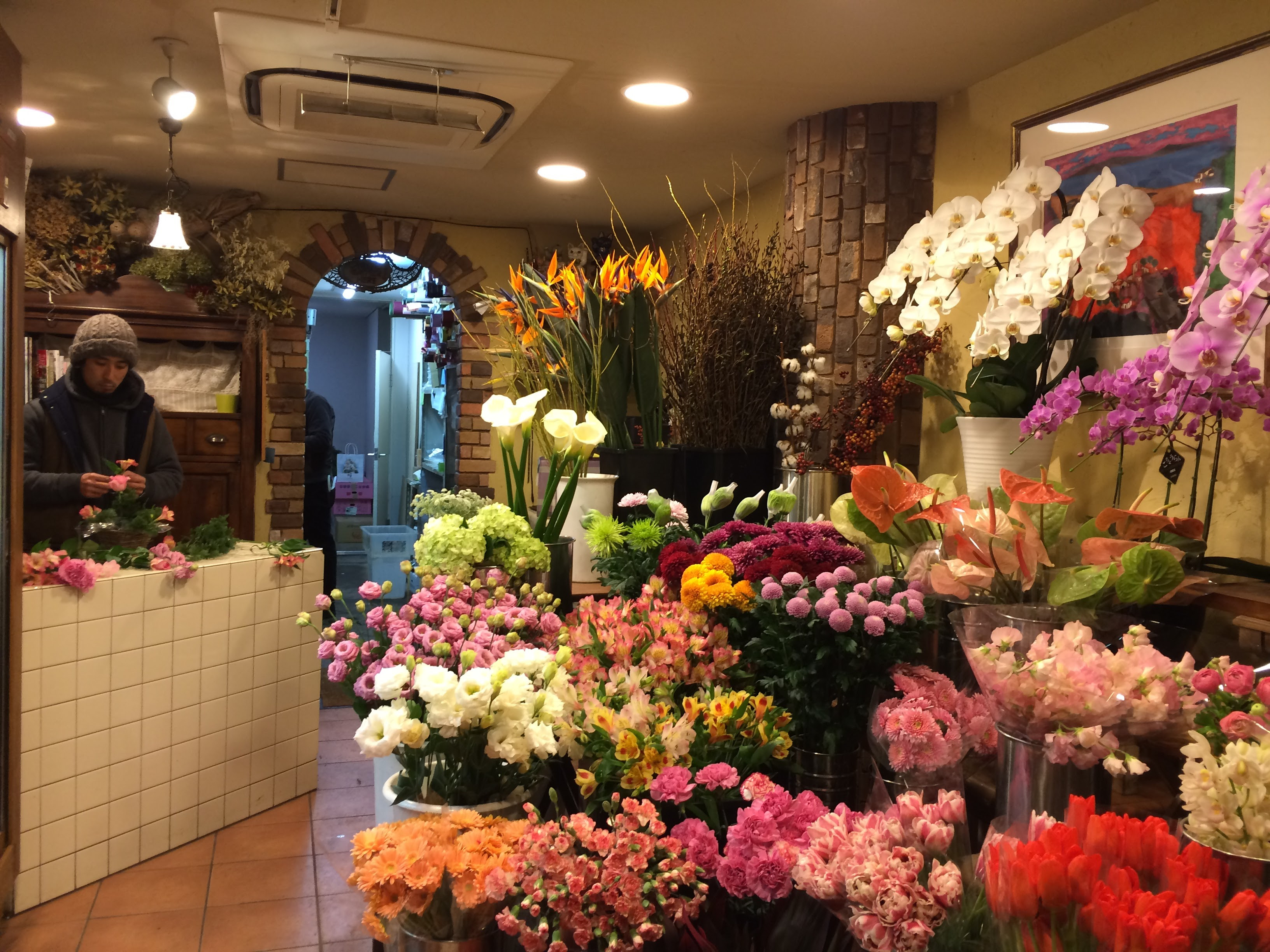 良店紹介 フラワーショップいわもと 王寺本通商店街 ３６５日バイローカルライフ 阿倍野サウス 東住吉ウエスト
