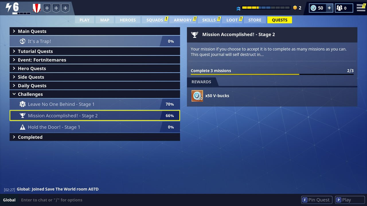 challenges also provide a way to earn v bucks - new challenges in fortnite