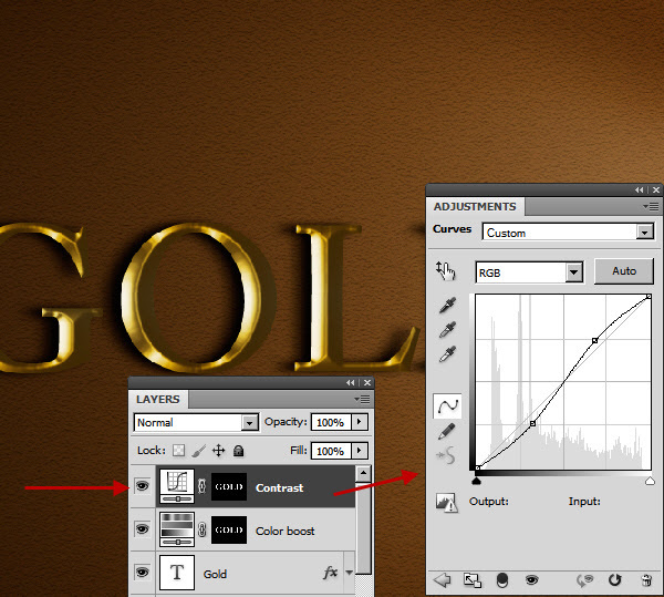 Learn a realistic gold text effect in Photoshop 28