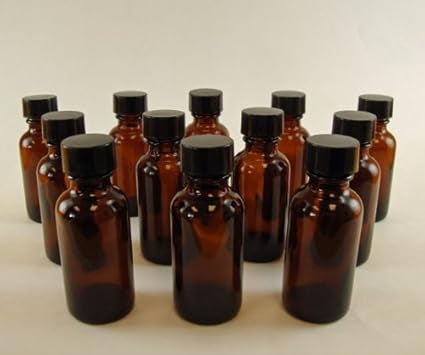 Boston Round Bottles, 2 Oz Pack of 12