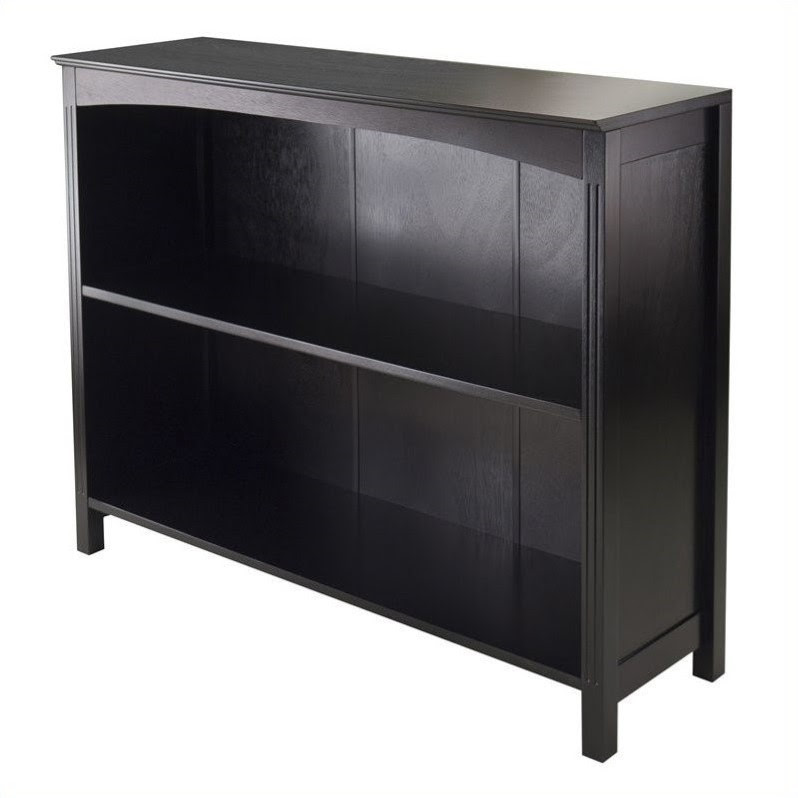 Winsome Terrace Storage Shelf / Bookcase 3-Tier 37 wide in Espresso