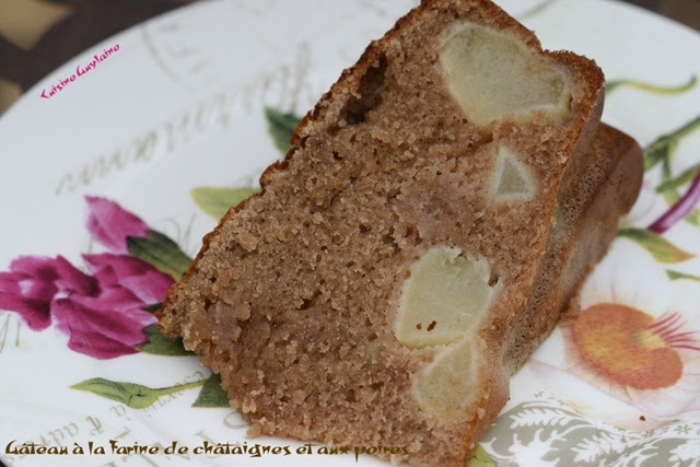 Gateau A La Farine De Chataigne Et Aux Poires La Cuisine De Guylaine