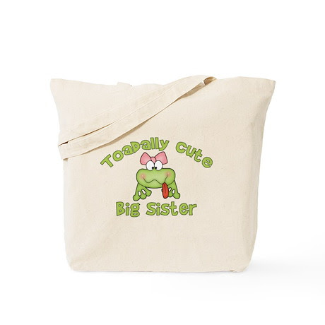 Animal Gifts  Animal Bags  Totes  Toadally Cute Big Sister Tote Bag