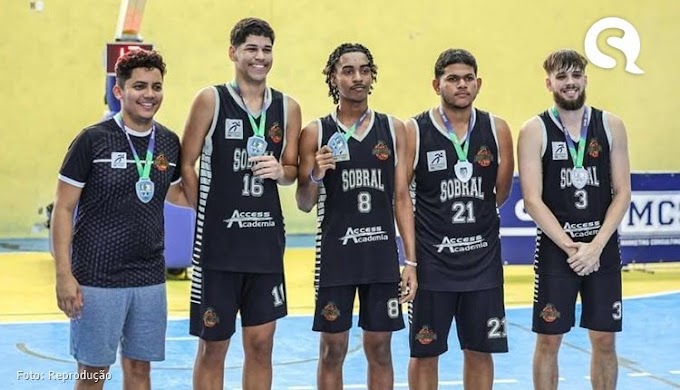 Equipe de basquete sobralense conquista duas classificações para fase nacional do Campeonato Brasileiro com apoio da Prefeitura de Sobral