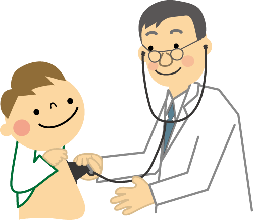 学校 健康診断のイラスト 無料イラスト フリー素材