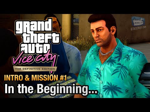 GTA Vice City Definitive Edition - Intro & Mission #1 - In the Beginning...