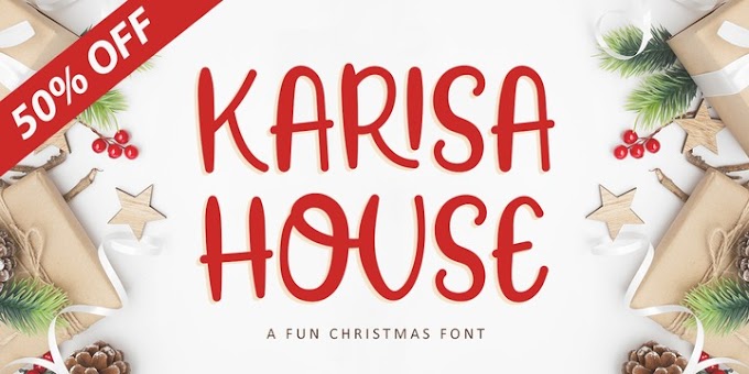 [kdkjzqzesd] Download Karisa House Fonts Family From Illushvara