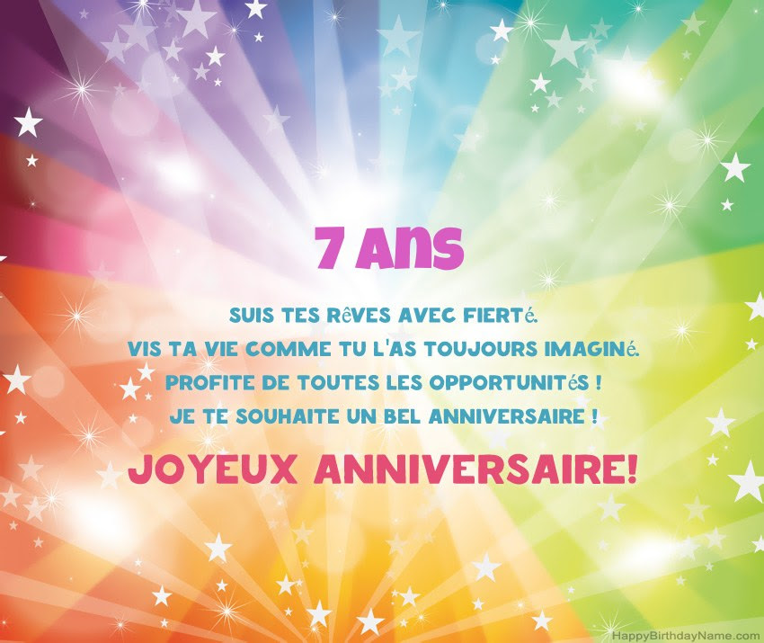 Joyeux Anniversaire Garcon De 7 Ans Des Images 12
