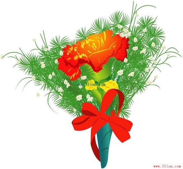 Download Flower bouquet vector Free vector in Adobe Illustrator ai ...