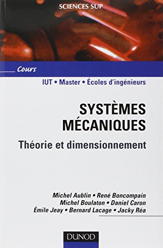systèmes mécaniques ; théorie et dimensionnement