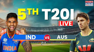   Australia VS India 5th T20 Match Today