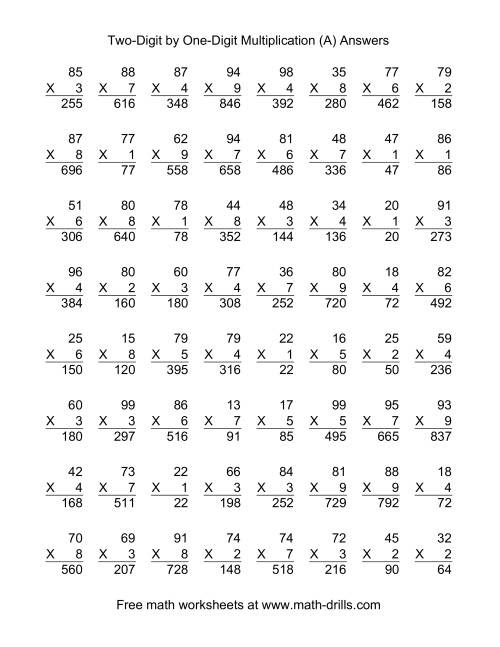 Multiplication (A)