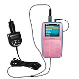 Creative Zen MicroPhoto compatible Integrated 12v DC Car Charger and FM Transmitter - Uses Gomadic TipExchange to play music on the FM radio