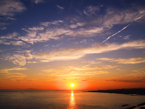 秋の夕日 夕焼け空 瀬戸内海の風景 兵庫と神戸の写真ブログ