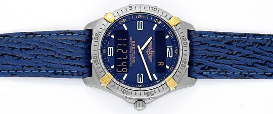 Original-Foto 1, BREITLING REPETITION MINUTES AEROSPACE TITAN GOLD, 1997