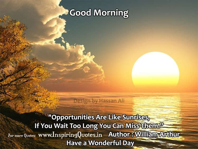 Good Morning Inspirational Quotes