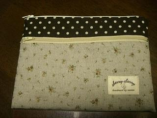 ダブルファスナーのポーチ るうるう のつぶやき 楽天ブログ