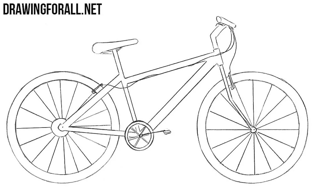 How To Draw A Bike Drawingforall Net