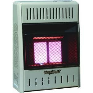 Kozy World KWP122 10,000-BTU Vent-Free LP-Gas Infrared Wall Heater with Thermostat
