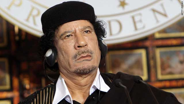 A picture of Moammar Gadhafi taken in 2009. Interpol has issued Red Notice warrants for the fallen Libyan leader.