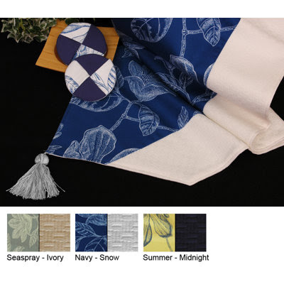 Pacific Table Linens Denim Table Linen and Placemats Reversible ...