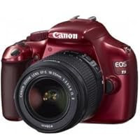 Canon EOS Rebel T3 12.2MP DSLR Camera With 18-55mm IS Lens Kit - Red