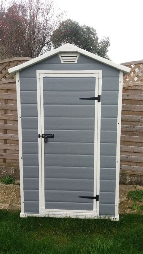 keter manor  garden storage shed resin  weymouth