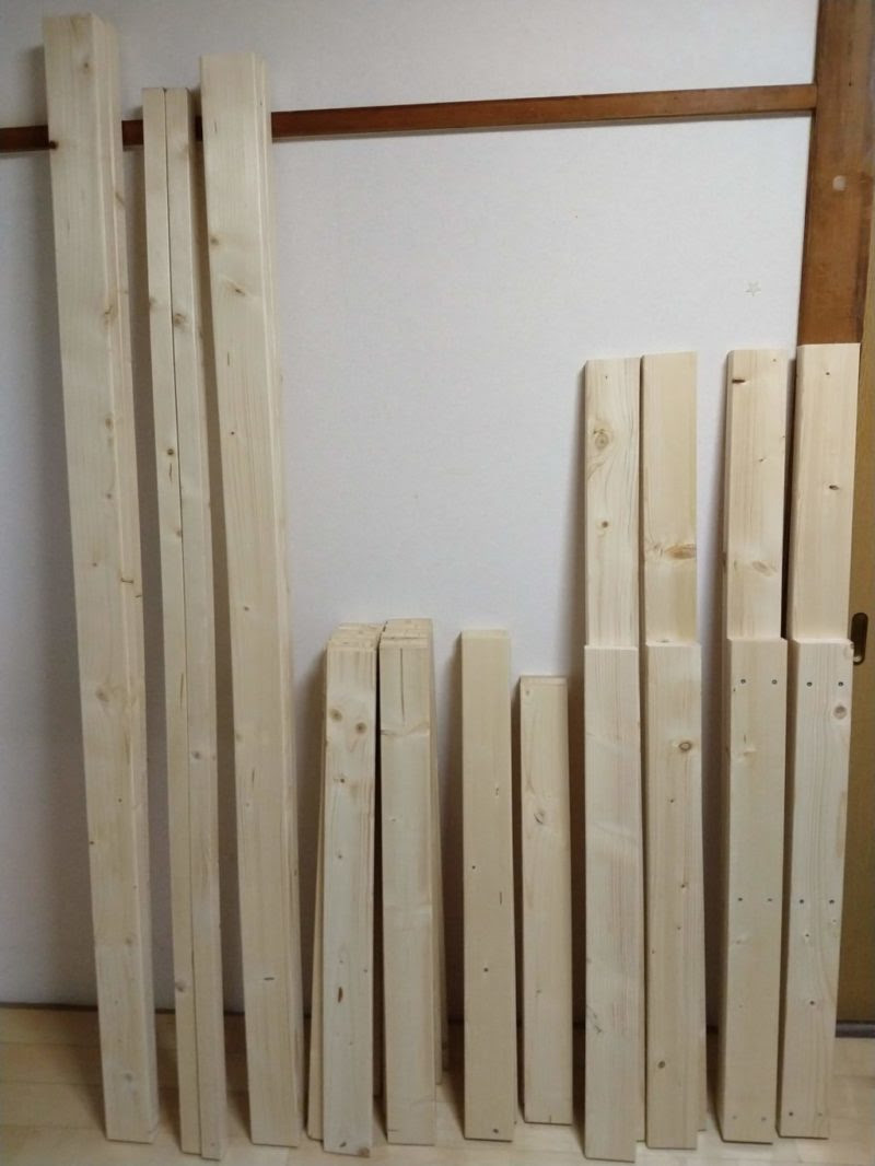 ロフトベッドをspf材でdiy 制作費用は約1万円で難易度は高くありません ノークラウド