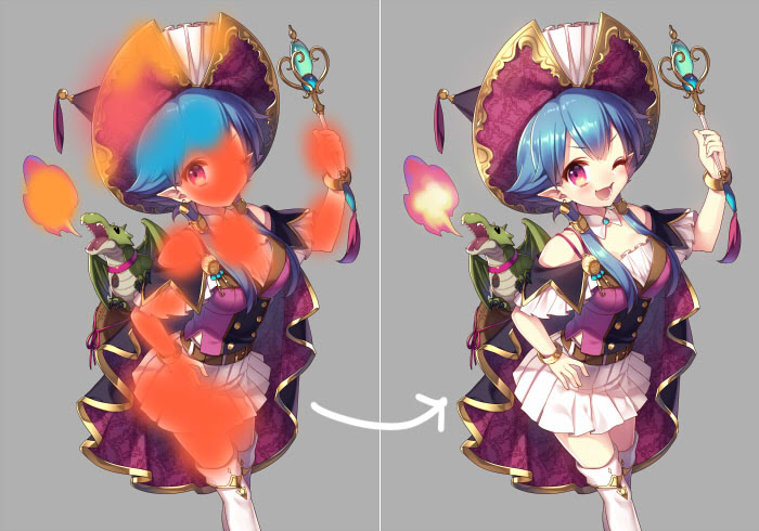 マサルドットコム イラストメイキング