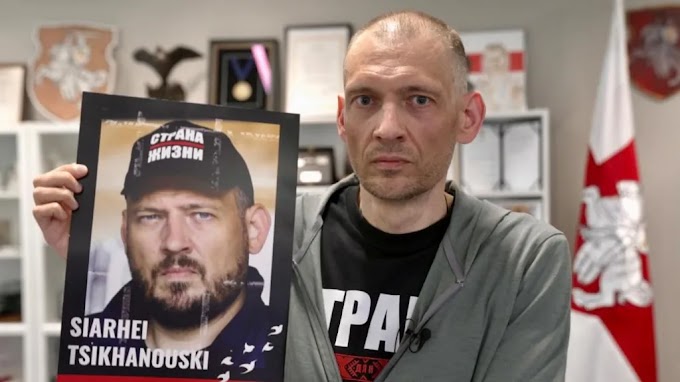 After five years in Belarus jail, opposition figure Tikhanovsky says he's not broken
