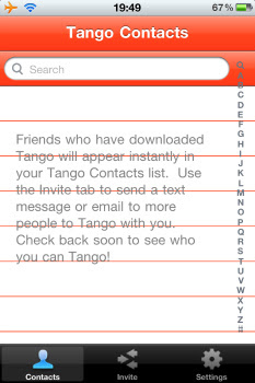 Iphoneを使って無料でtv電話 Tango Video Calls お得生活大辞典