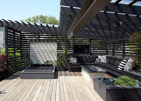 Chicago Modern House Design - amazing rooftop patio  Modern House 