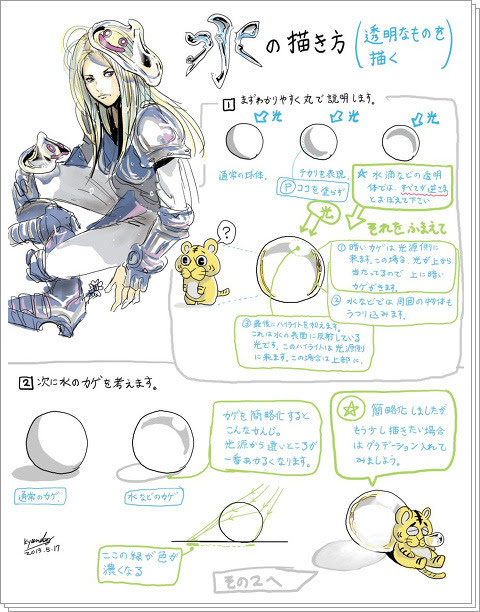 水の描き方 講座 Pixiv年鑑 B